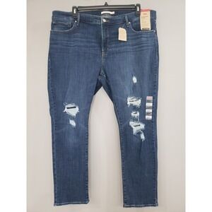 NEW - Levi's Womens 311 Skinny Fit‎ Jeans Blue Plus Size 24W DARK WASH